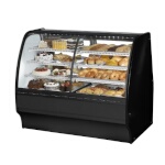 True TGM-DZ-59-SC/SC-B-W - Dual Zone Merchandiser, 59